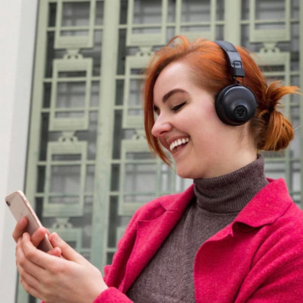 JLab Studio Wireless Over Ear Headset Black