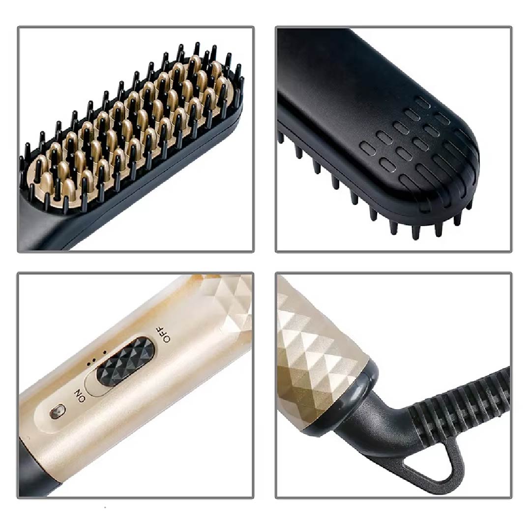 Multifunctional Quick Hair Beard Straightener Men's Hair
