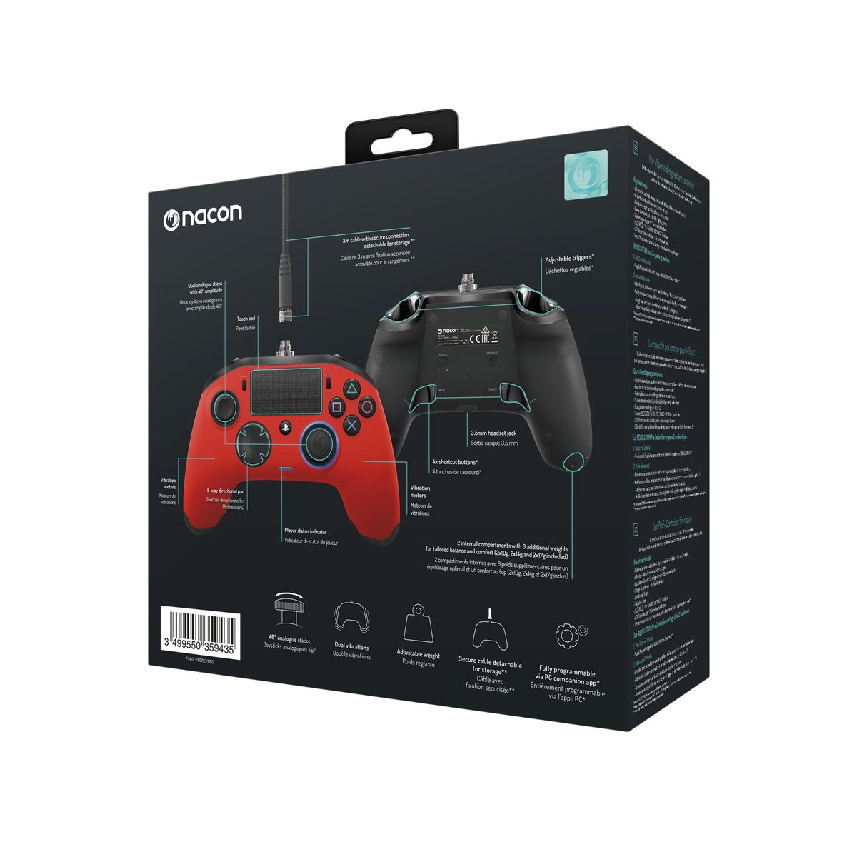 Nacon Revolution Pro Controller 2 - Esports Gaming Controller for PS4/PC