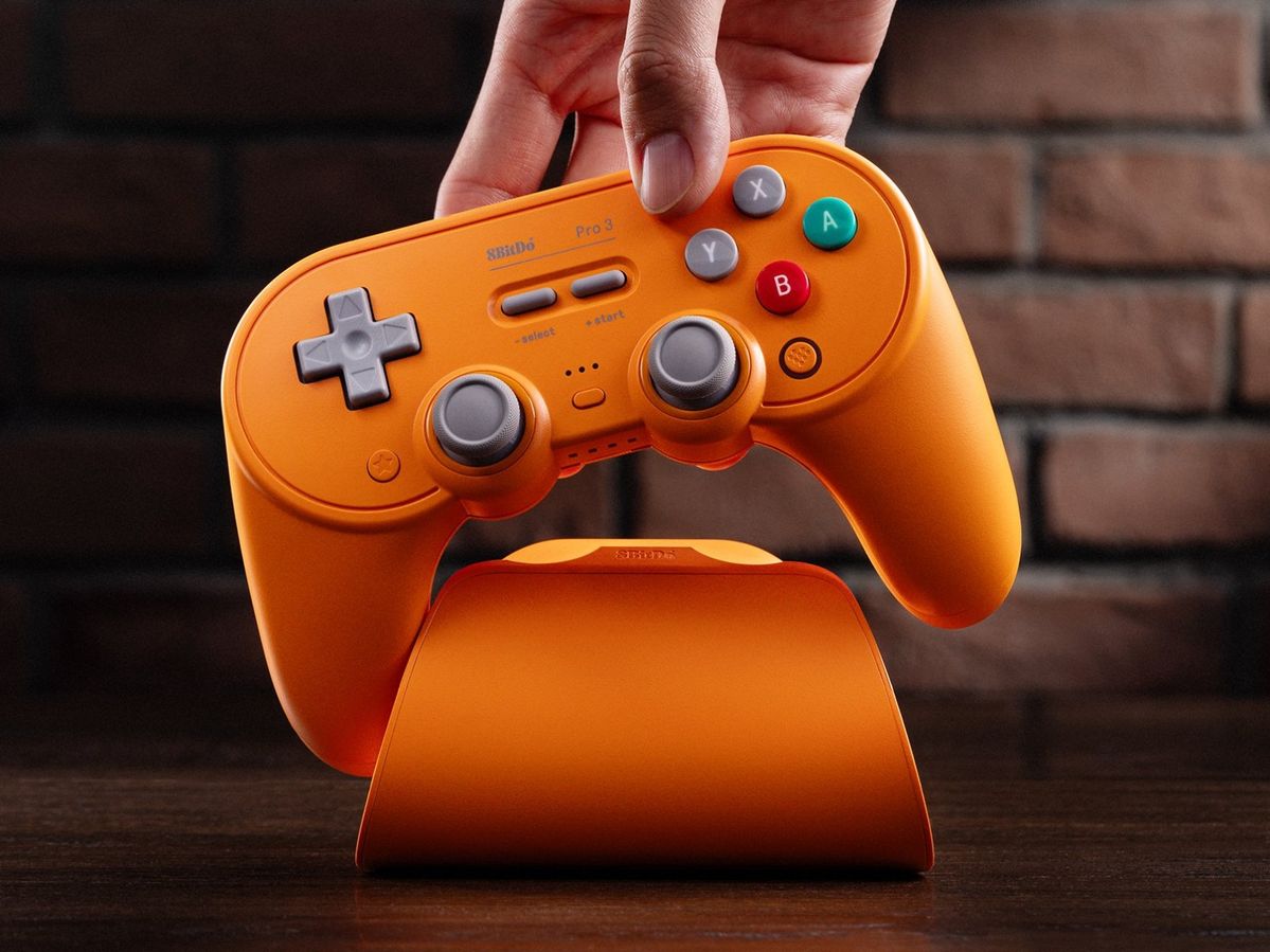 8BitDo Ultimate Bluetooth Controller with Charging Dock - Hall Effect Sticks for Switch, PC, Steam Deck, Android