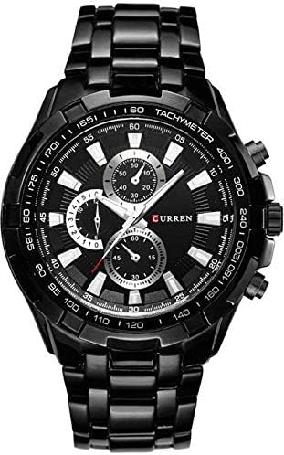 CURREN 8023 Men's Leather Analog Watch