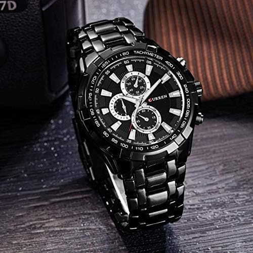CURREN 8023 Men's Leather Analog Watch