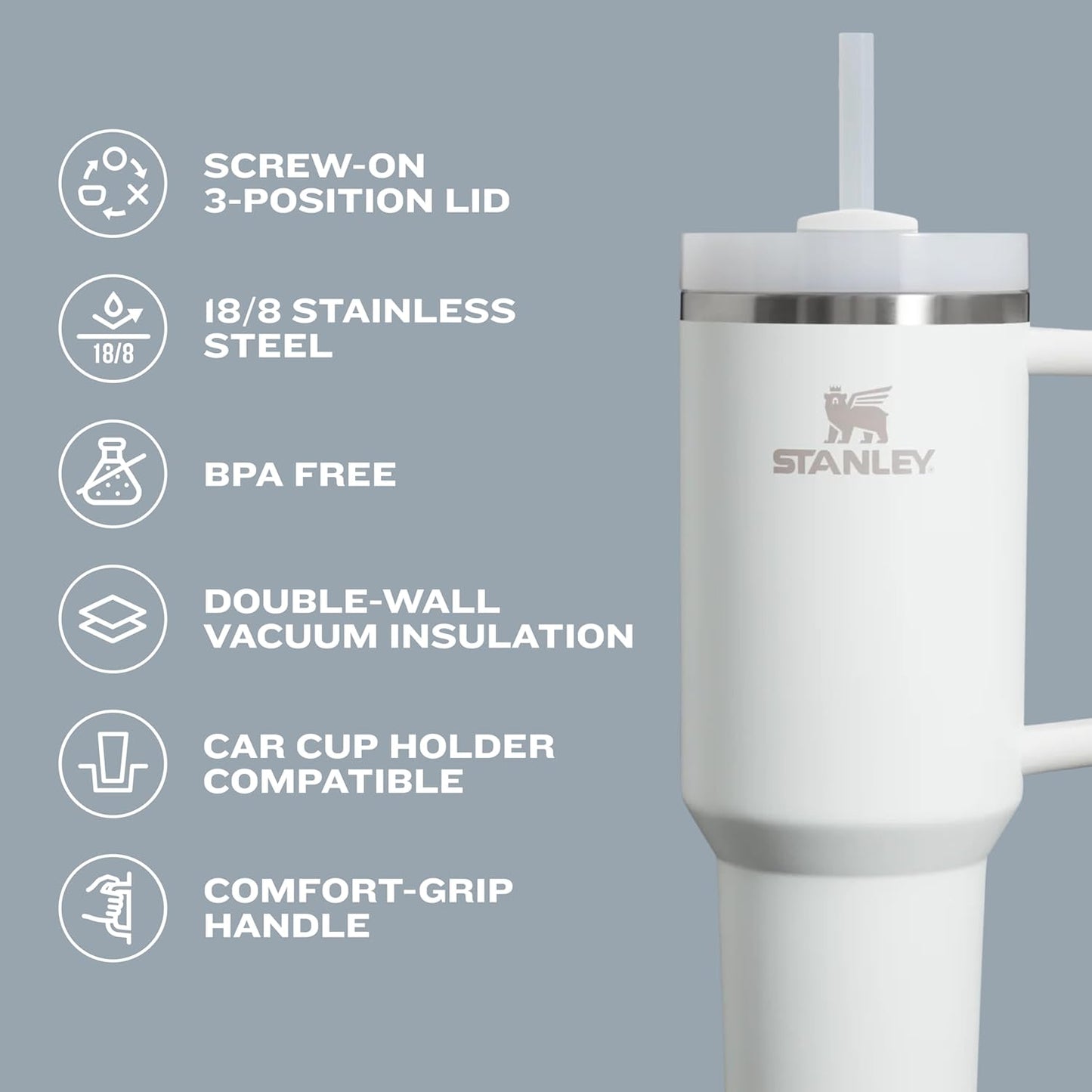 Stanley - The Quencher H2.0 Flowstate™ Tumbler | 40 OZ