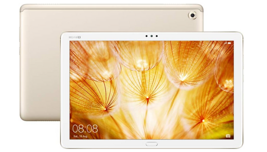 Huawei M5 Lite 10.1" Tablet, 3GB RAM, 32GB SSD, Wi-Fi+Cellular, Android - Champagne Gold