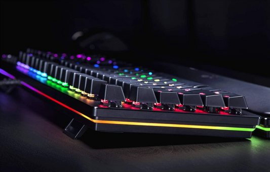 Razer Huntsman Elite Opto Mechanical Gaming Keyboard Clicky Optical Switch, Rz03-01871000-R3M1