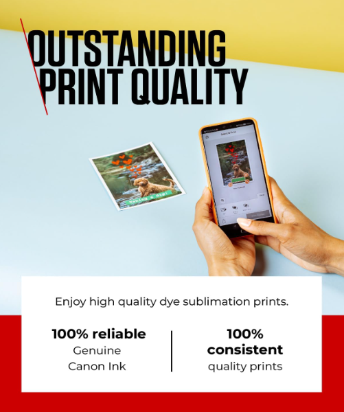 Canon Rp108 Post Card Size Color Ink / Paper Set