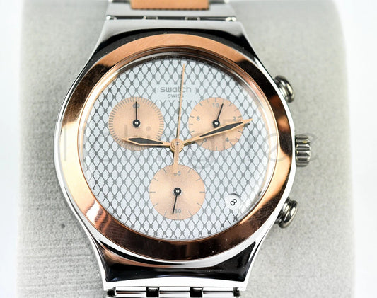 SWATCH IRONY CHRONO 2015 - YCS581G - GRILL CHILL - New